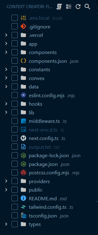 Context Creator Interface