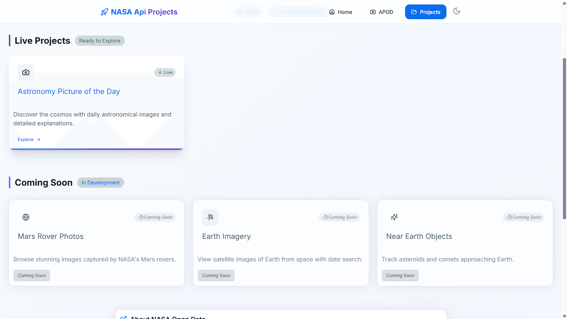 Projects Section