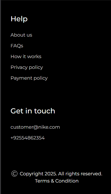 Mobile Footer