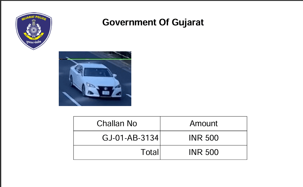 Challan pdf